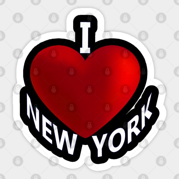 NewYork City Sticker by "Ekaa Digi Arts"